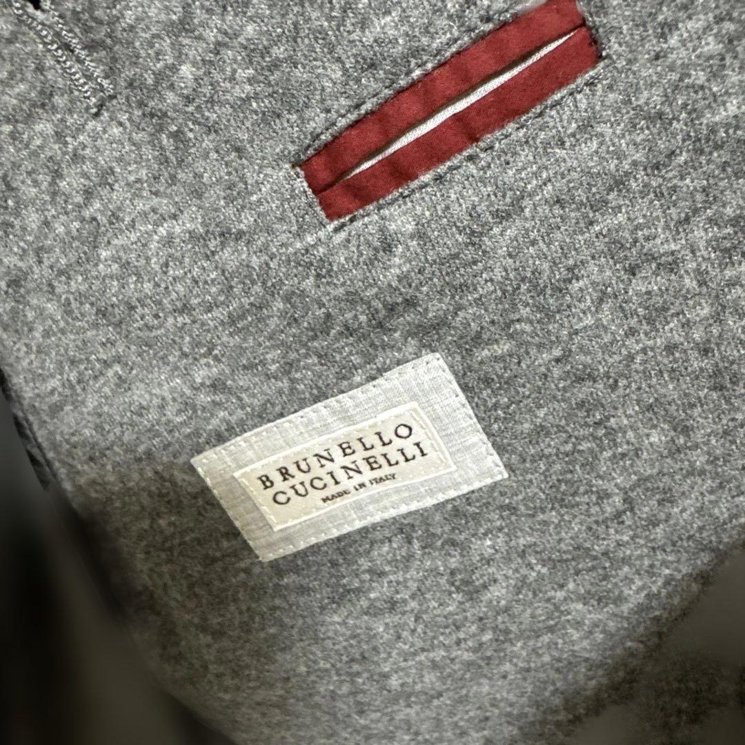 BRUNELLO CUCINELLI グレー カシミアジャケット