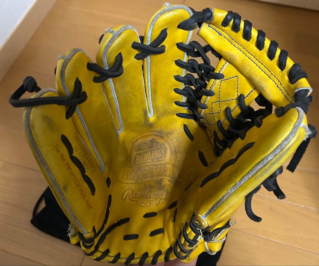 ローリングス 硬式用 外野手用グラブ 左 袋付き