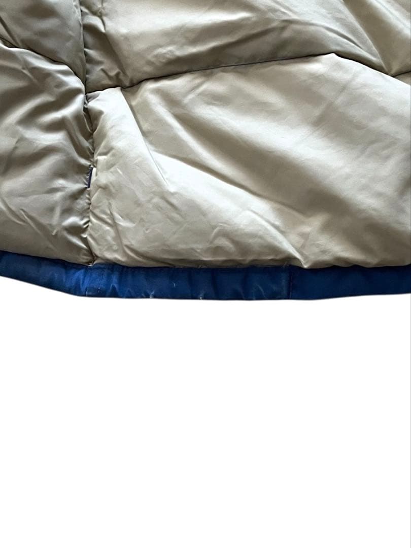 THE NORTH FACEノースフェイス茶タグ ダウンベストS紺ネイビー