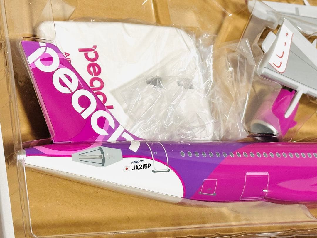 クロスウィング 1/100 Peach A320neo (Ever Rise製)