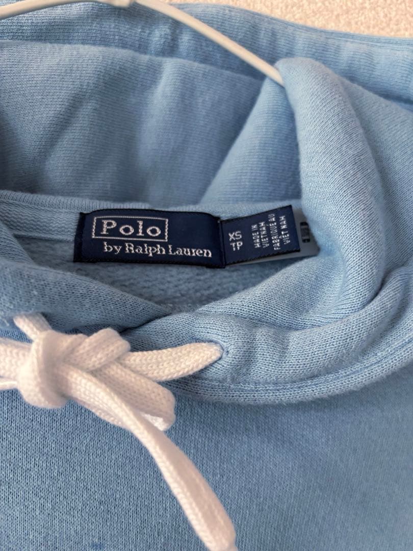 POLO Ralph Lauren ポロラルフローレン 水色パーカー　XS
