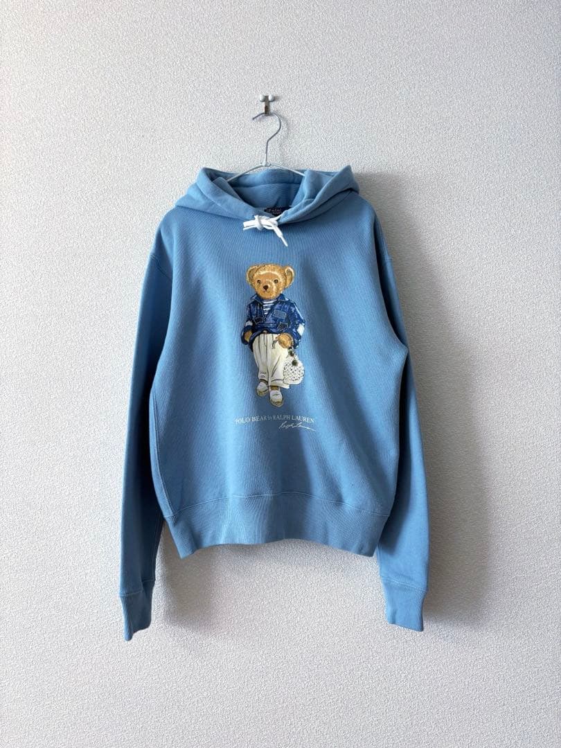 POLO Ralph Lauren ポロラルフローレン 水色パーカー　XS