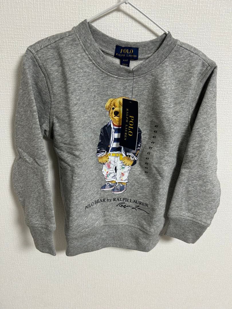 【新品タグ付き】ラルフローレン　ポロベアプリント トレーナー