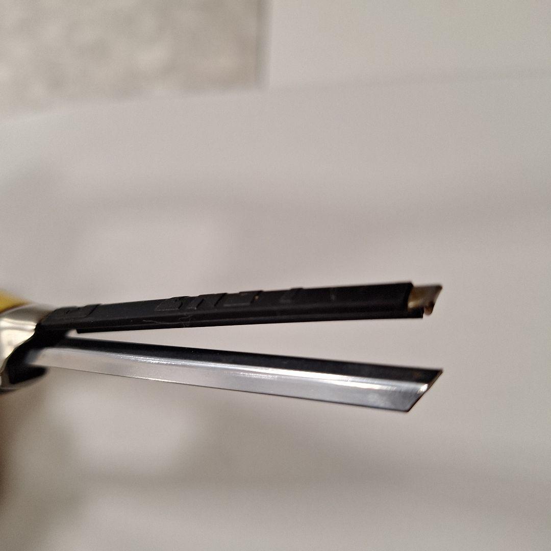 ごま 美品 理容 レンツアイロンD-6 6mm コード付