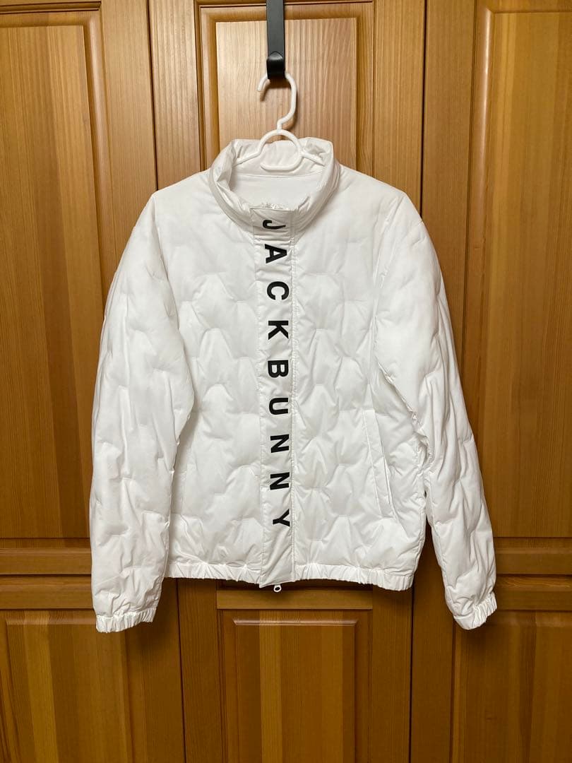 美品 JACK BUNNY ジャックバニー 中綿ジャンパー ブルゾン 白 2