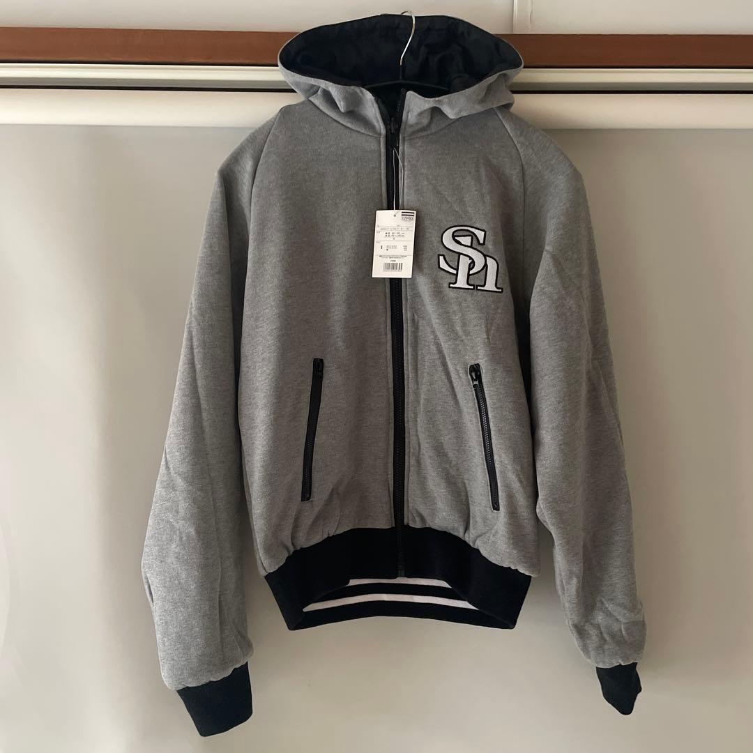 【タグ付新品未着用/希少】ソフトバンクホークス ダブルフェイスフーディー S