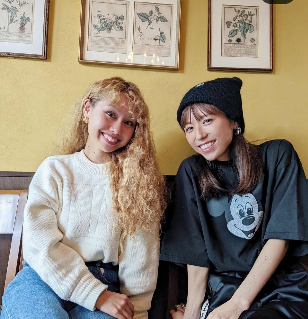 wcj 若槻千夏さん　ミッキーTシャツ100周年記念（ブラック）