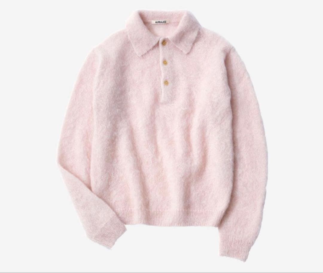 トップス AURALEE BRUSHED SUPER KID MOHAIR KNIT 5
