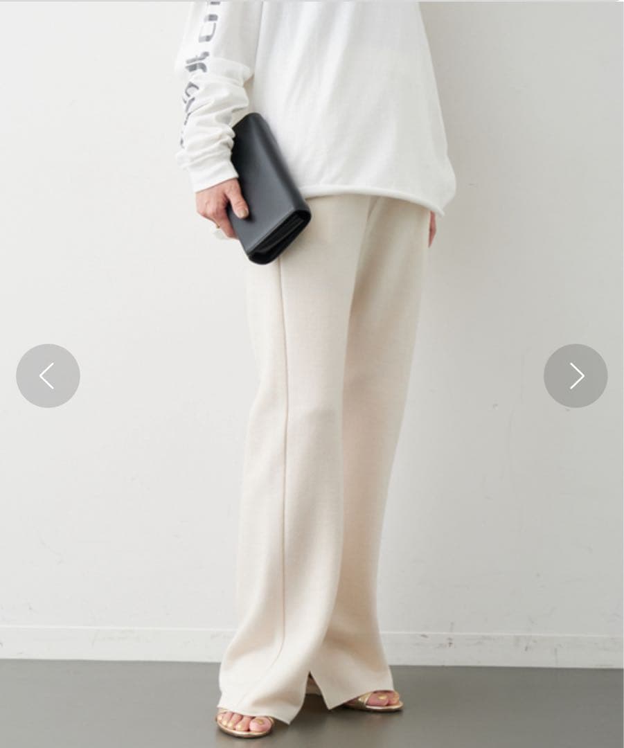 Deuxieme Classe⭐︎Prime wool⭐︎フリースパンツ⭐︎MUSE