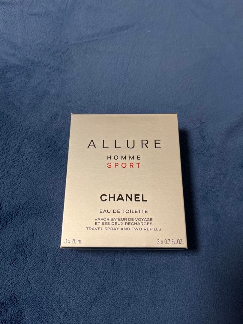 シャネル　アリュールオムスポーツスプレイ（セット）（リフィル）20mlx3
