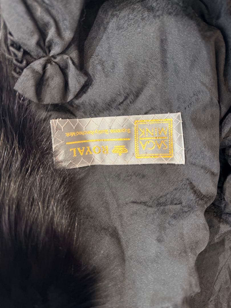 【定価58万円】新品未使用 ミンクコート FOXトリム ブラック