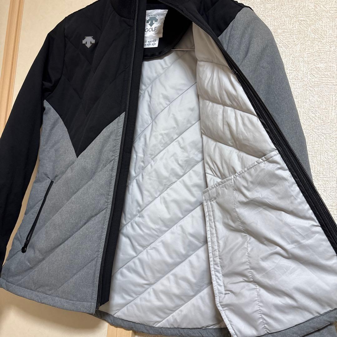 デサント　DESCENTE ゴルフ　中綿　ダウン90% ジャケット　M グレー黒