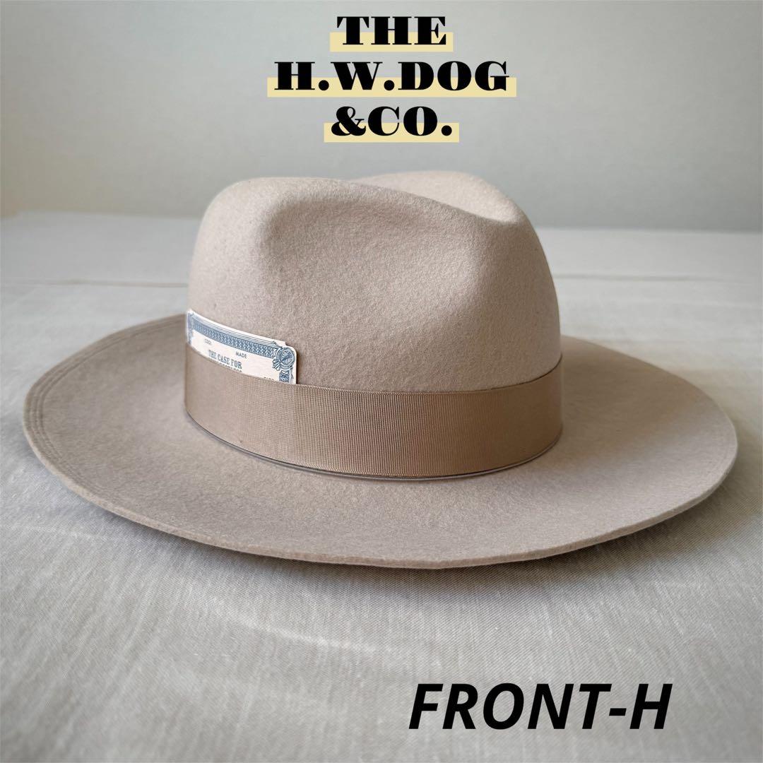 THE H.W.DOG&CO. FRONT-H ハット 試着のみ 美品