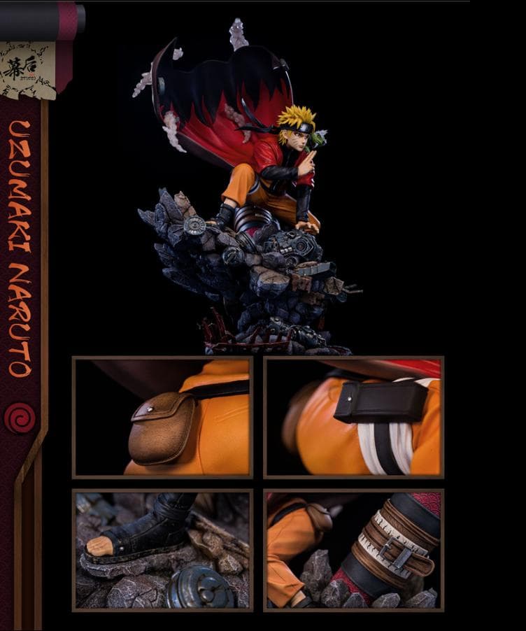 NARUTO ナルト 幕後 ナルト 樹脂フィギュア ガレキ スタチュー