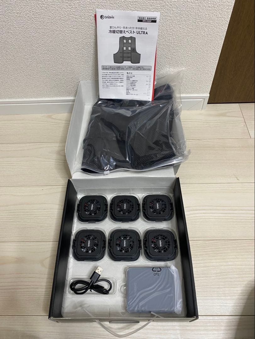 新品未使用品　大進　DAISHIN ペルチェ式冷却ベスト　IWV-H25F 空調