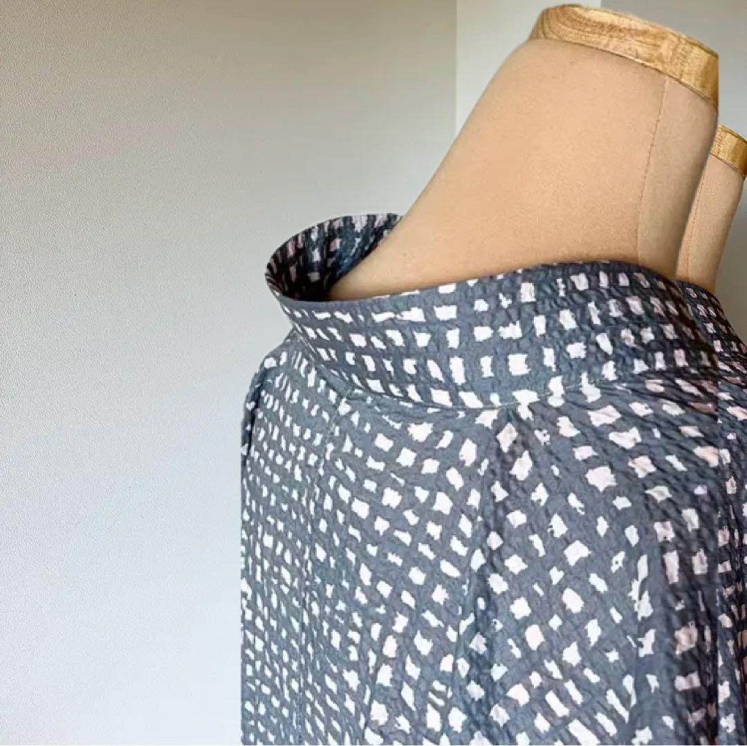 新品未使用　キモノの粒　小粒じゅばん　サマーチェック　即完売品