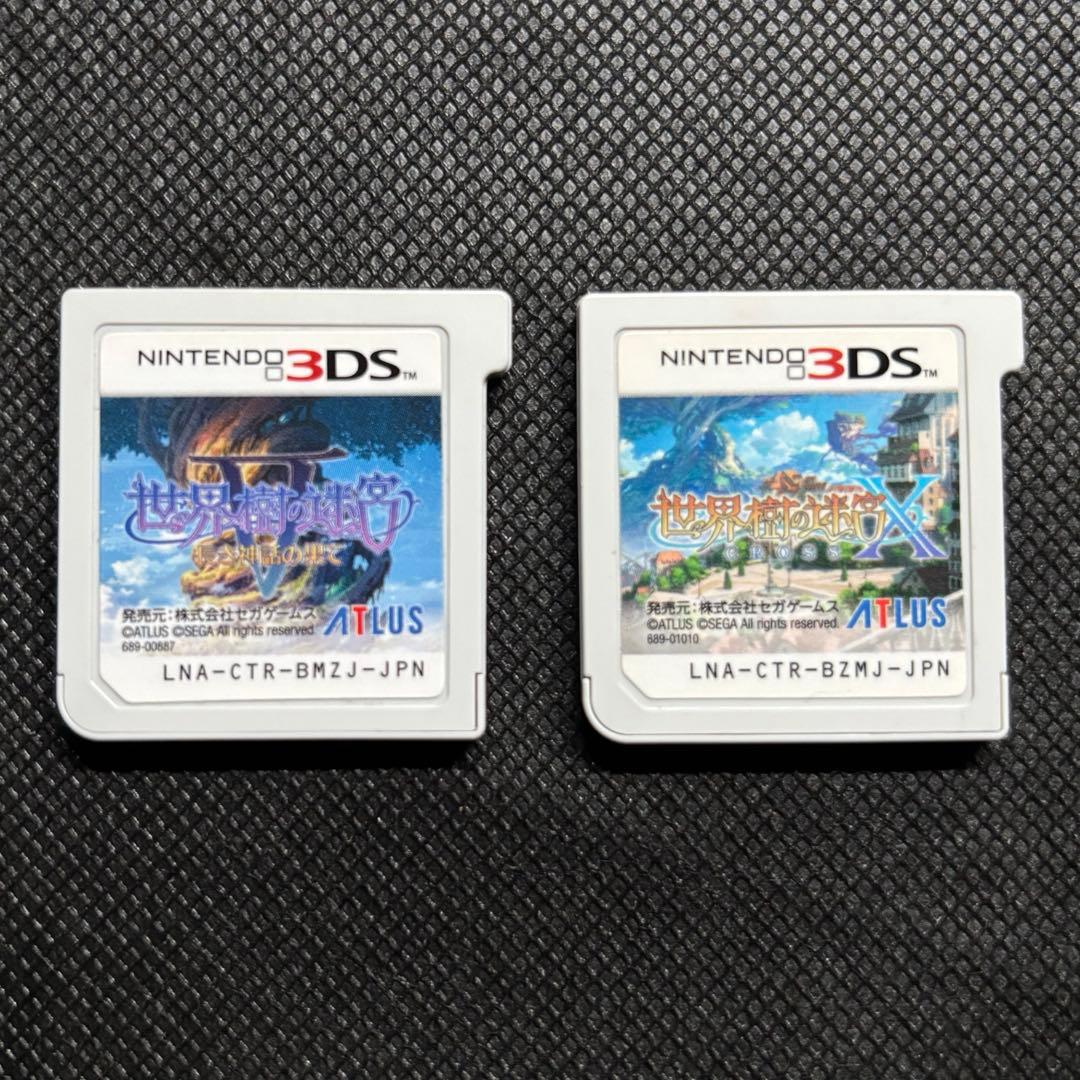 ニンテンドー3DS 世界樹の迷宮 シリーズ 6本　世界樹の迷宮2 初回　特典