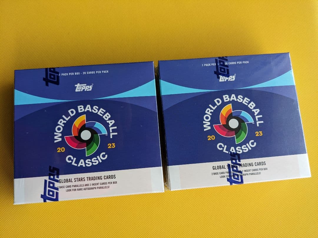 【未開封】Topps 2023 WBC GLOBAL STARS 2BOXセット