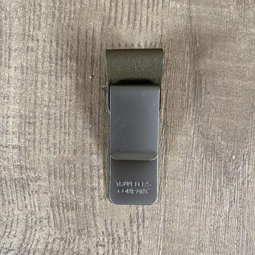 トラベラーズノート　限定オリーブエディション　ペンホルダー