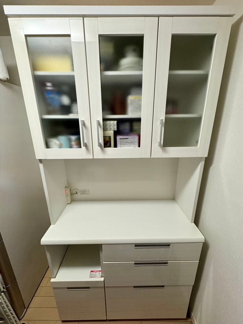 【値下げ交渉可】ニトリ キッチンボード ダリア 100KB-WH