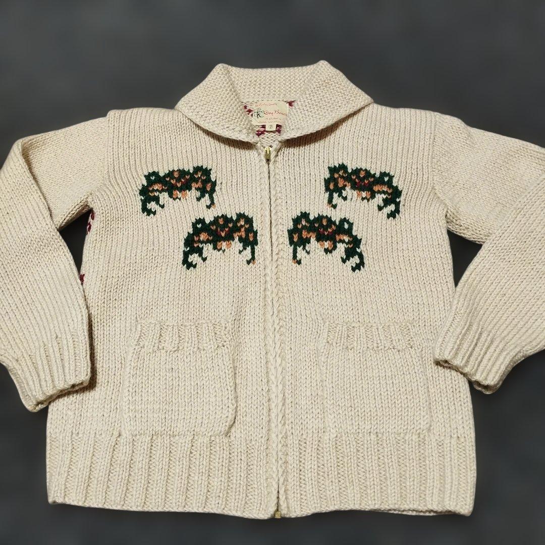 Dry Bones 蜘蛛 スパイダー カウチンニット M ドライボーンズ