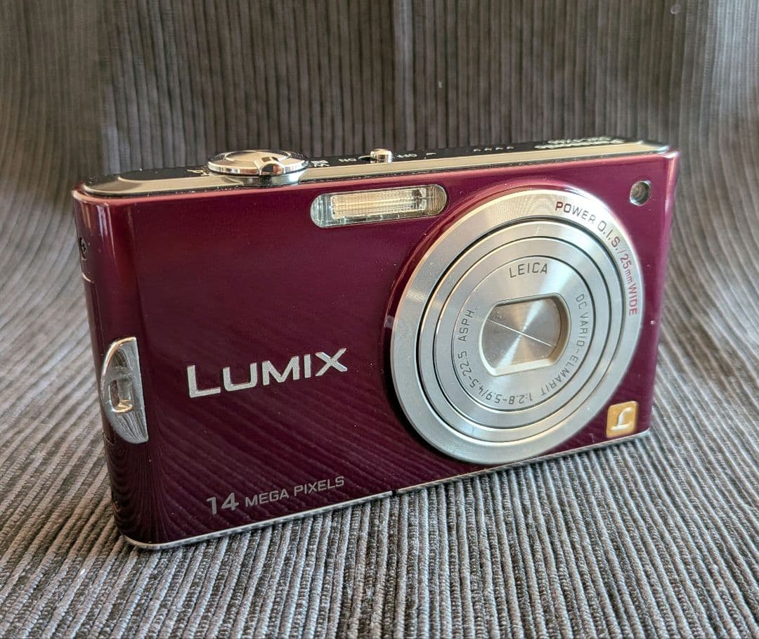 パナソニックLUMIX DMC-FX66 デジタルカメラ パープル