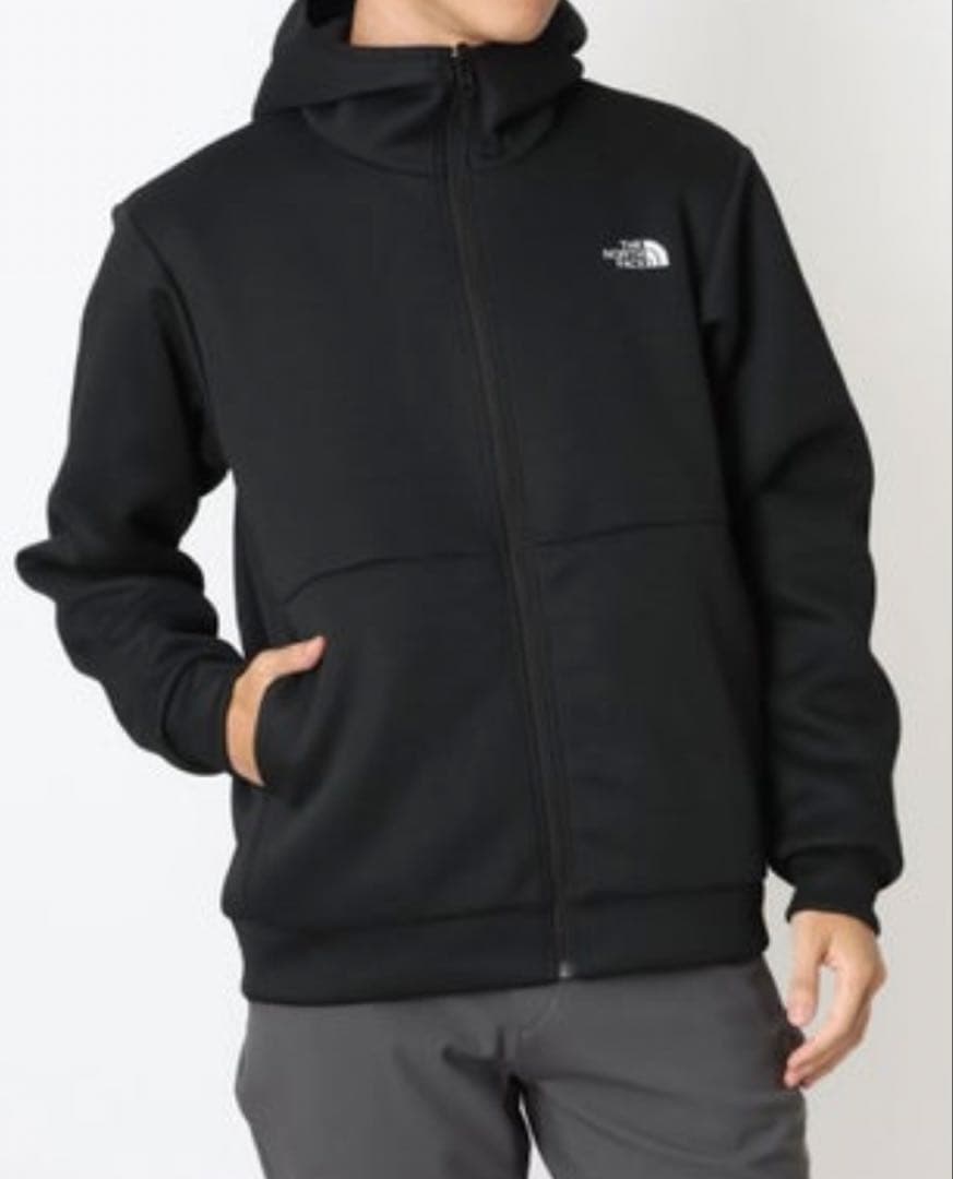 【ザノースフェイス】リバーシブルテックエアーフーディ NT62580 Kブラック