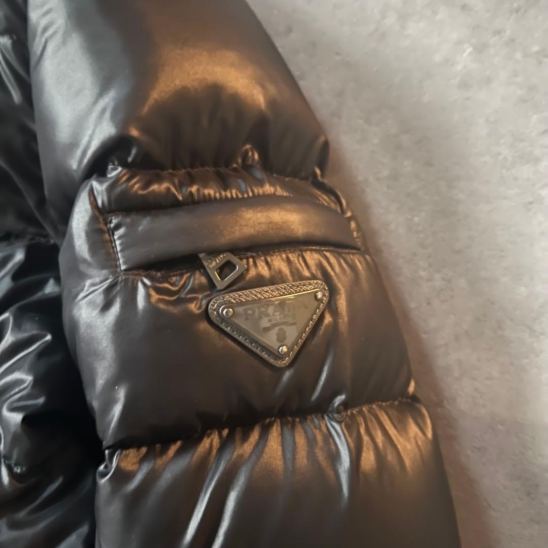【⭐️超希少⭐️】PRADA プラダ　ダウンジャケット　黒　ブラック　M
