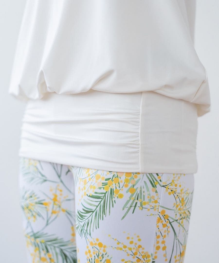 新品 SUKALA Lサイズ スプリングフラワーカバーキャミソール イエロー