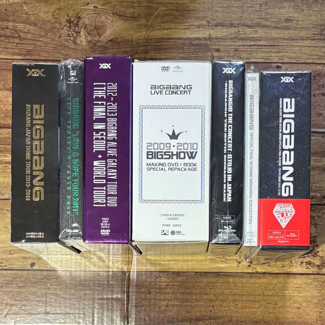 BIGBANG LIVE DVD-BOX 7作品セット
