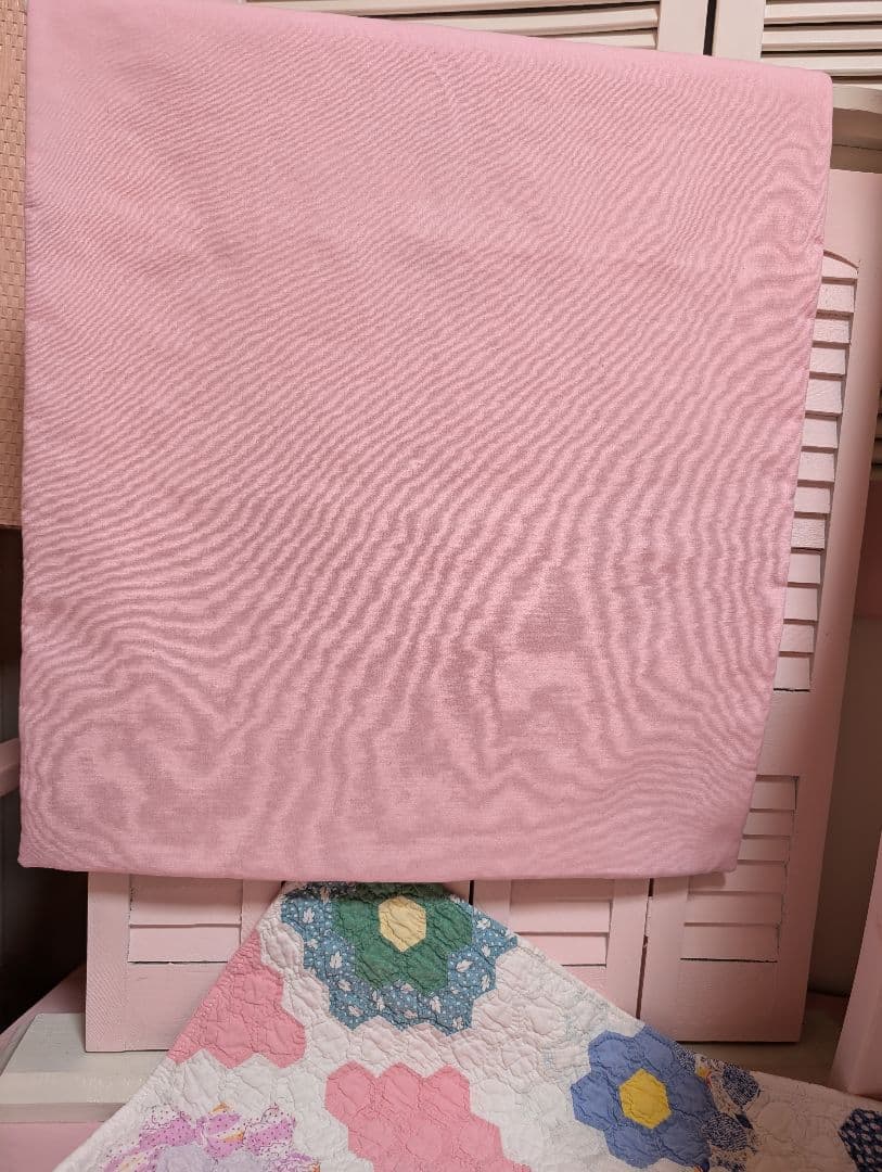 アンティークキルト☆マット＆クッションカバー