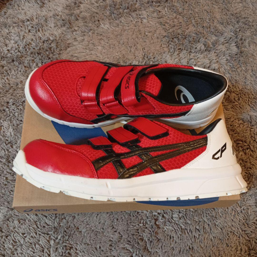 ASICS アシックス　CP202 ウィンジョブ　安全靴 レッド　①