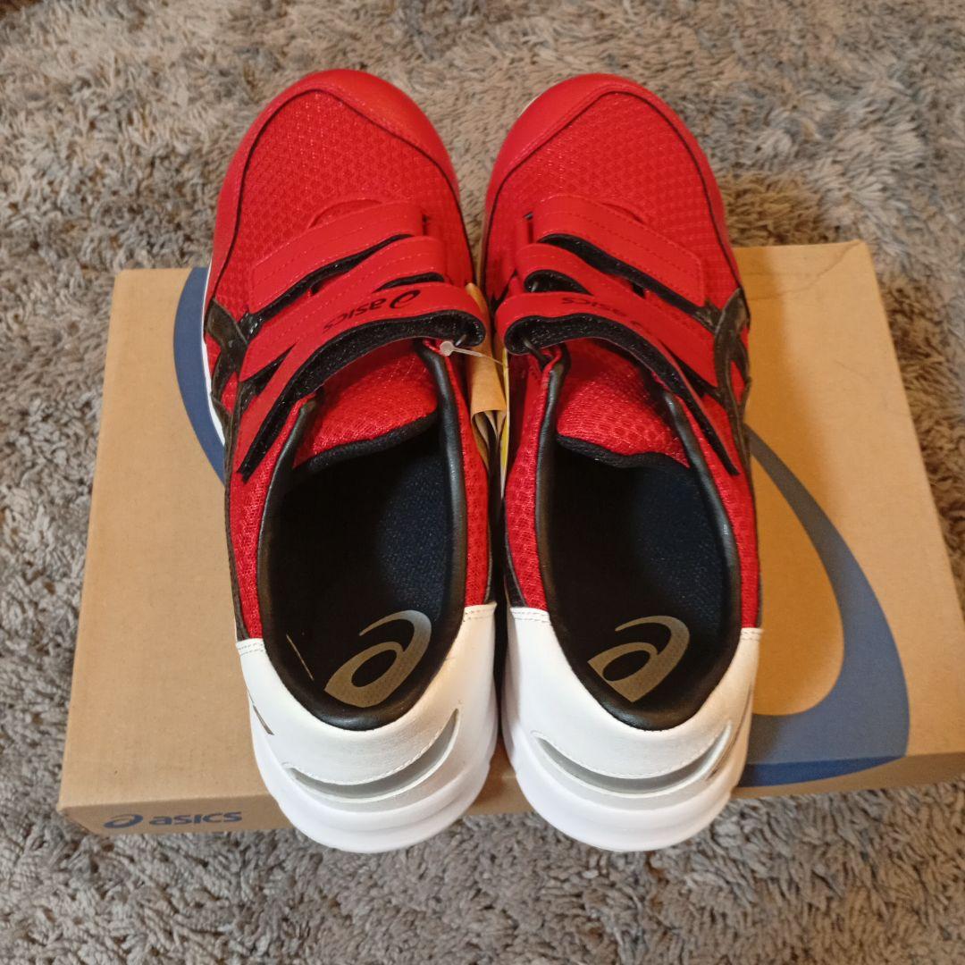 ASICS アシックス　CP202 ウィンジョブ　安全靴 レッド　①
