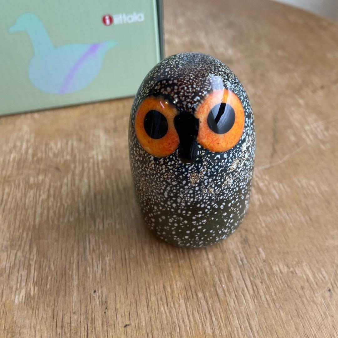 イッタラ　ふくろう　 リトルバーンオウル　ブラウン　scope バード　ひな