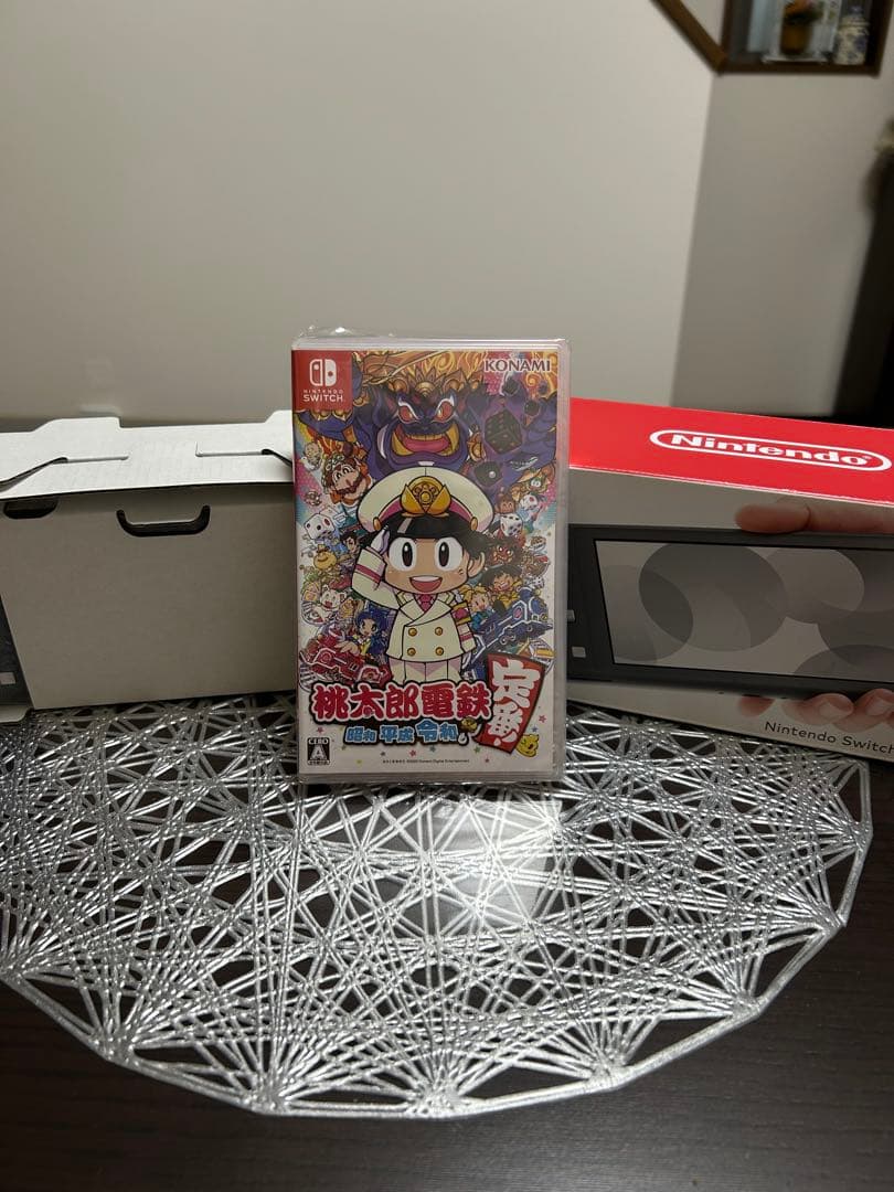 Nintendo Switch Lite グレー 本体と桃太郎電鉄セットで