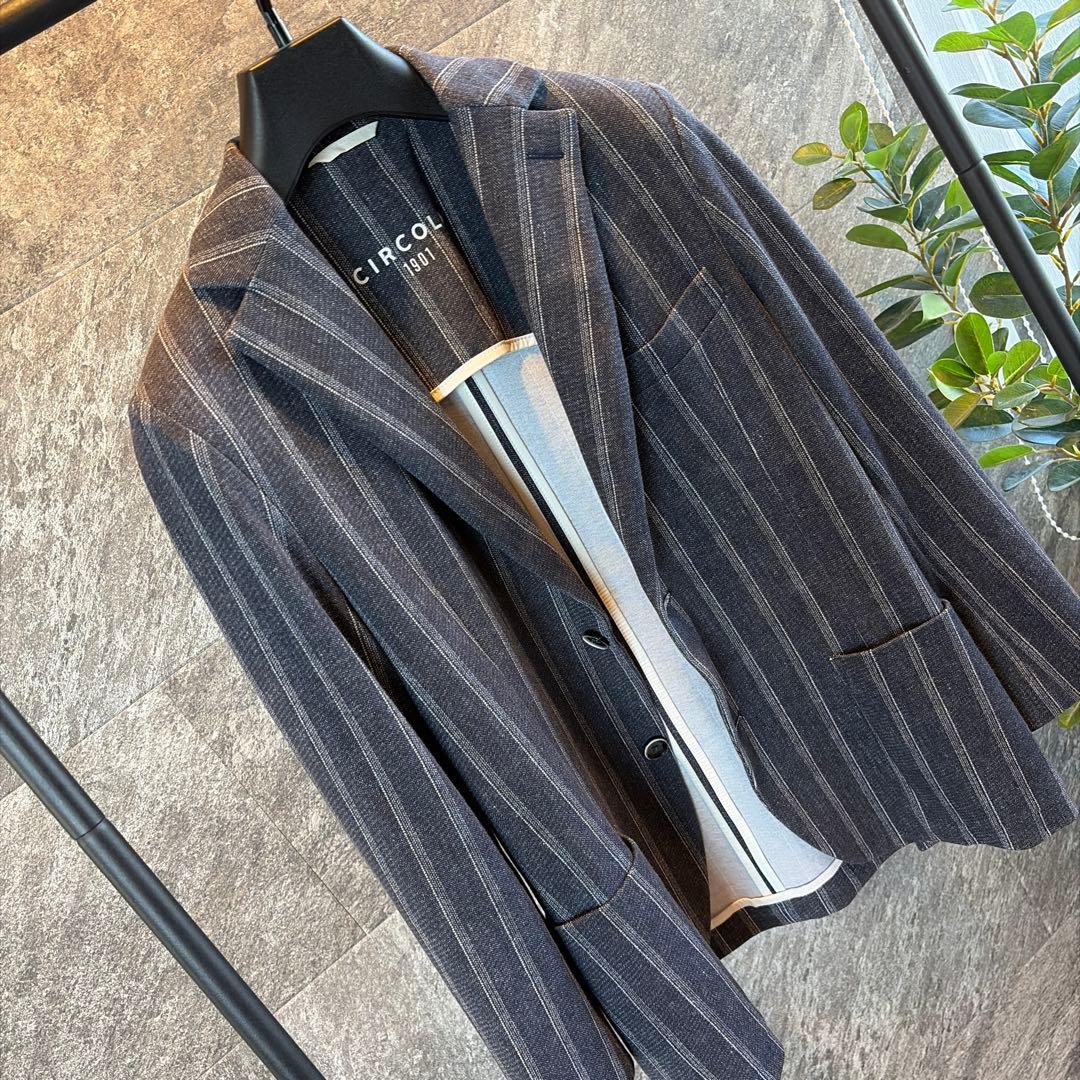未使用品　チルコロCIRCOLO 1901 ストライプジャケット