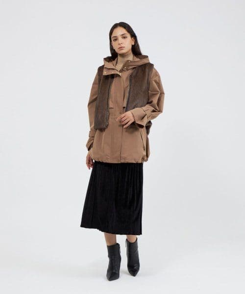 みき！エポカ　エコファーVネックジレ