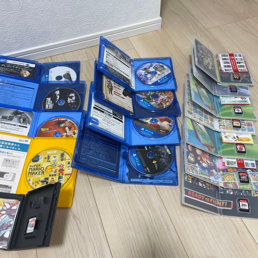 ゲームソフトまとめ売り Switch PS4 WiiU 3DS DS