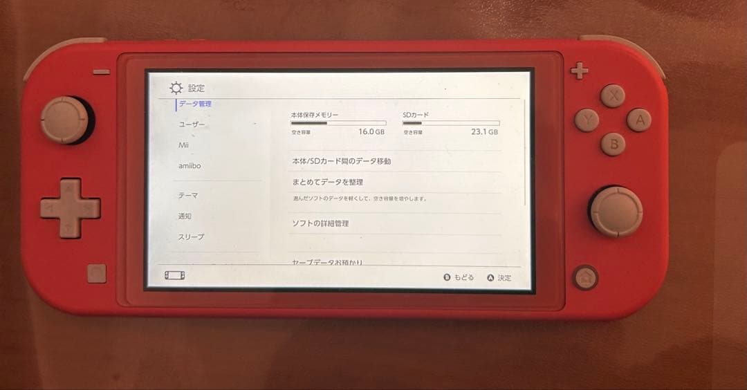 Nintendo Switch Lite ピンク 本体　動作確認済　SDカード付