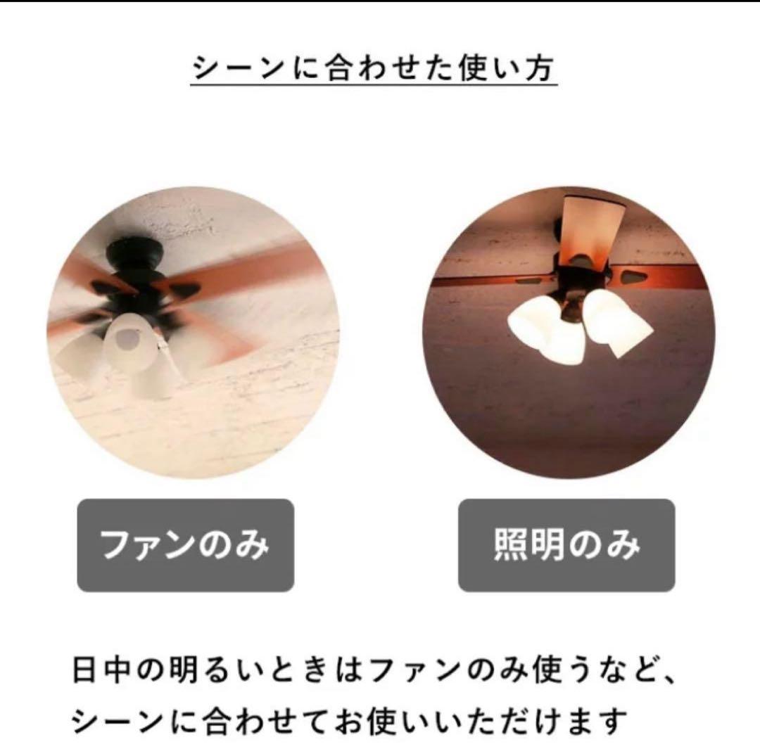 Windouble シーリングファンライト（電球付）