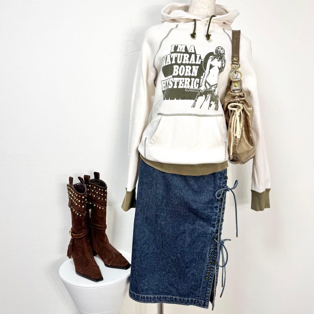 y2k❤️ 00s HYSTERIC GLAMOUR ヒスガール ロゴ パーカー