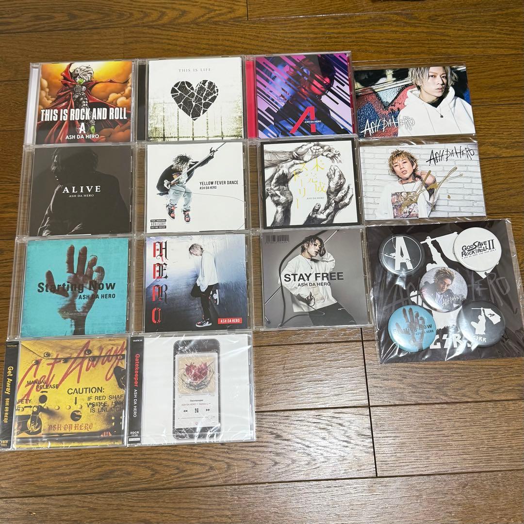 ASH DA HERO CDセット【ライブ会場限定もあり】