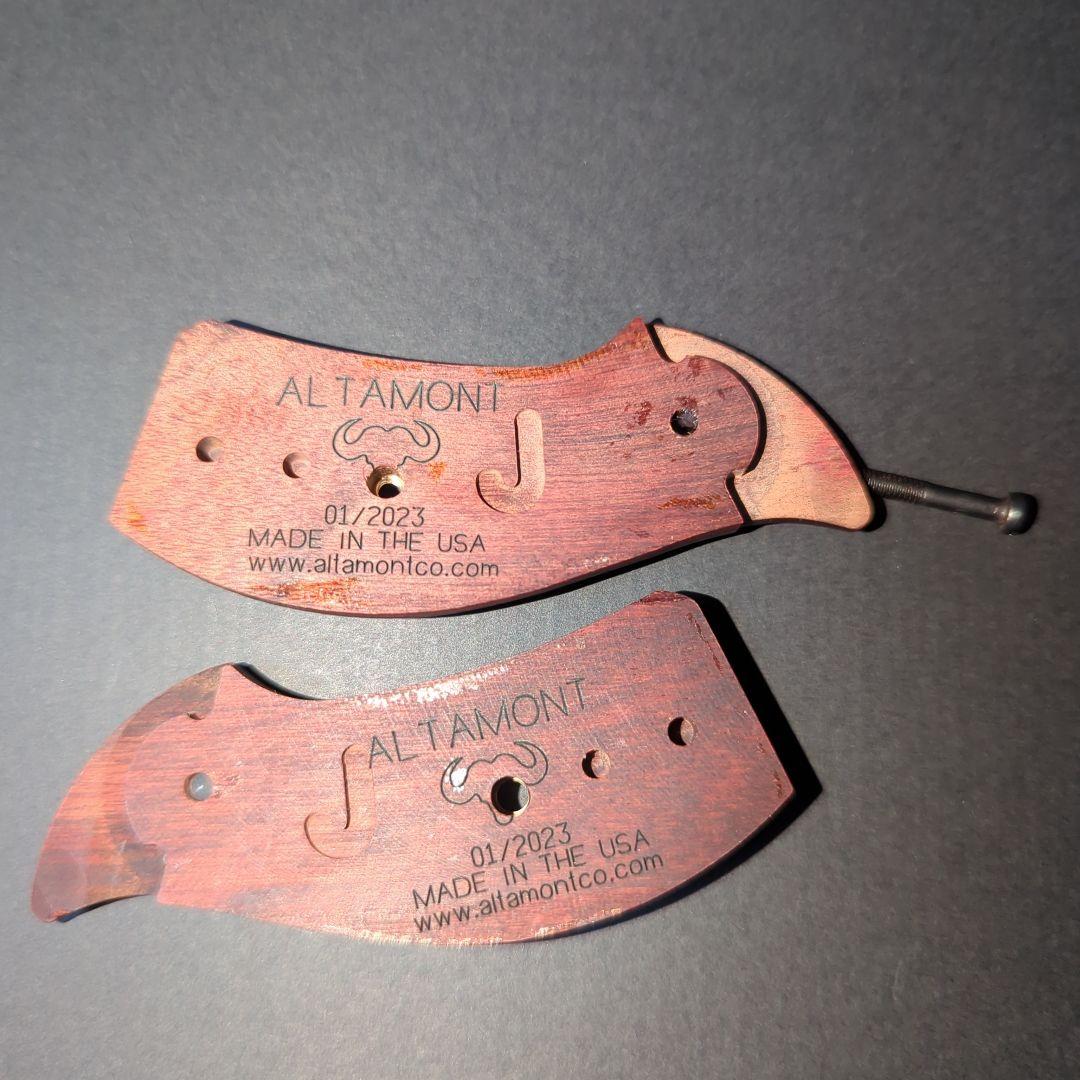 アルタモント 木製グリップ S&W Jフレーム リボルバー用