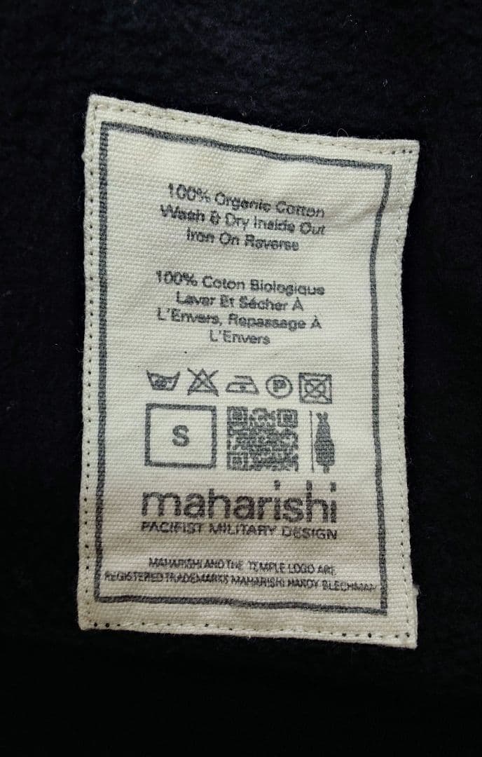 ゆずここしん様。マハリシ　Maharishi　刺繍入り　スウェット　トレーナー