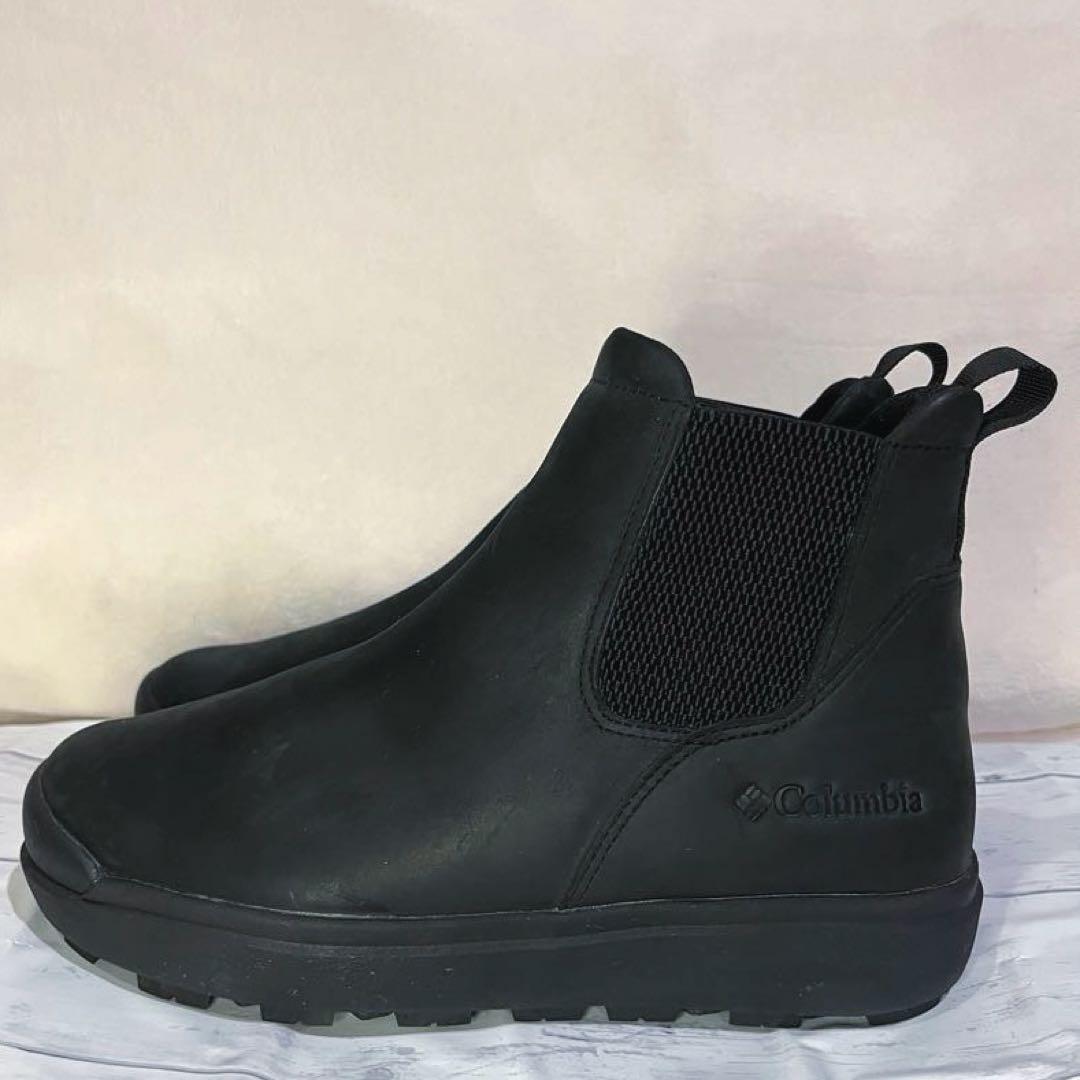 コロンビア サップランド スリーラックス サイドゴアブーツ Columbia 黒