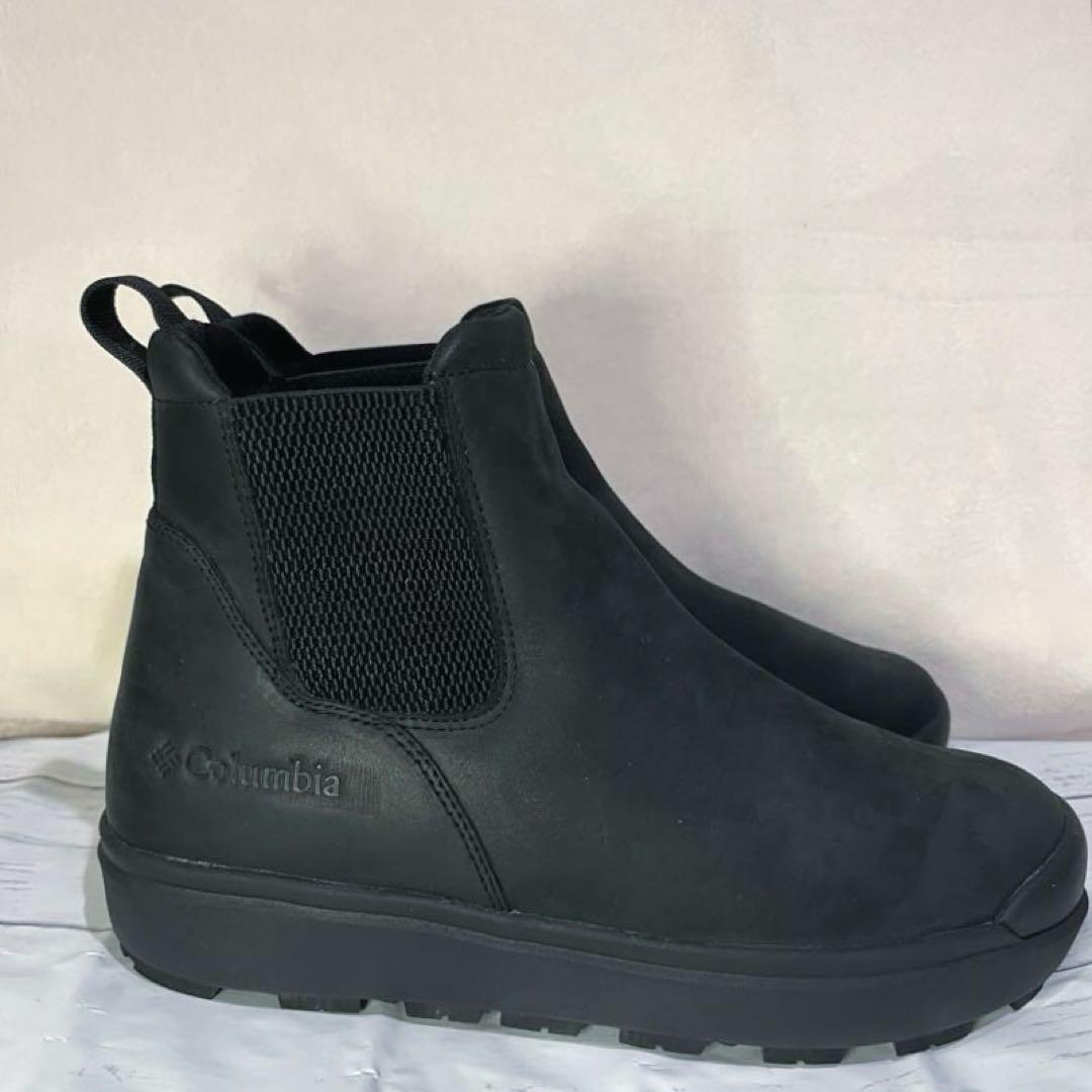 コロンビア サップランド スリーラックス サイドゴアブーツ Columbia 黒