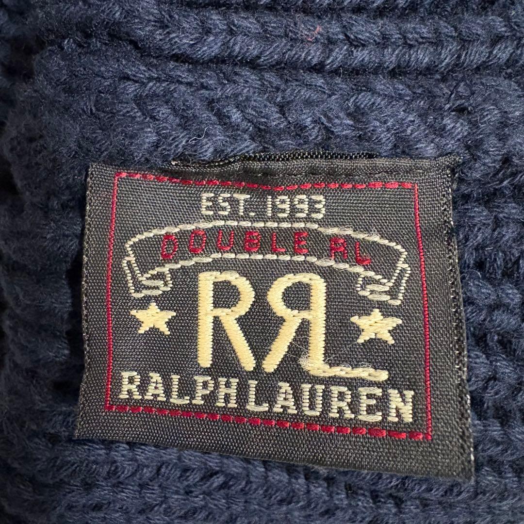 【美品】RRL ニット帽　ネイビー