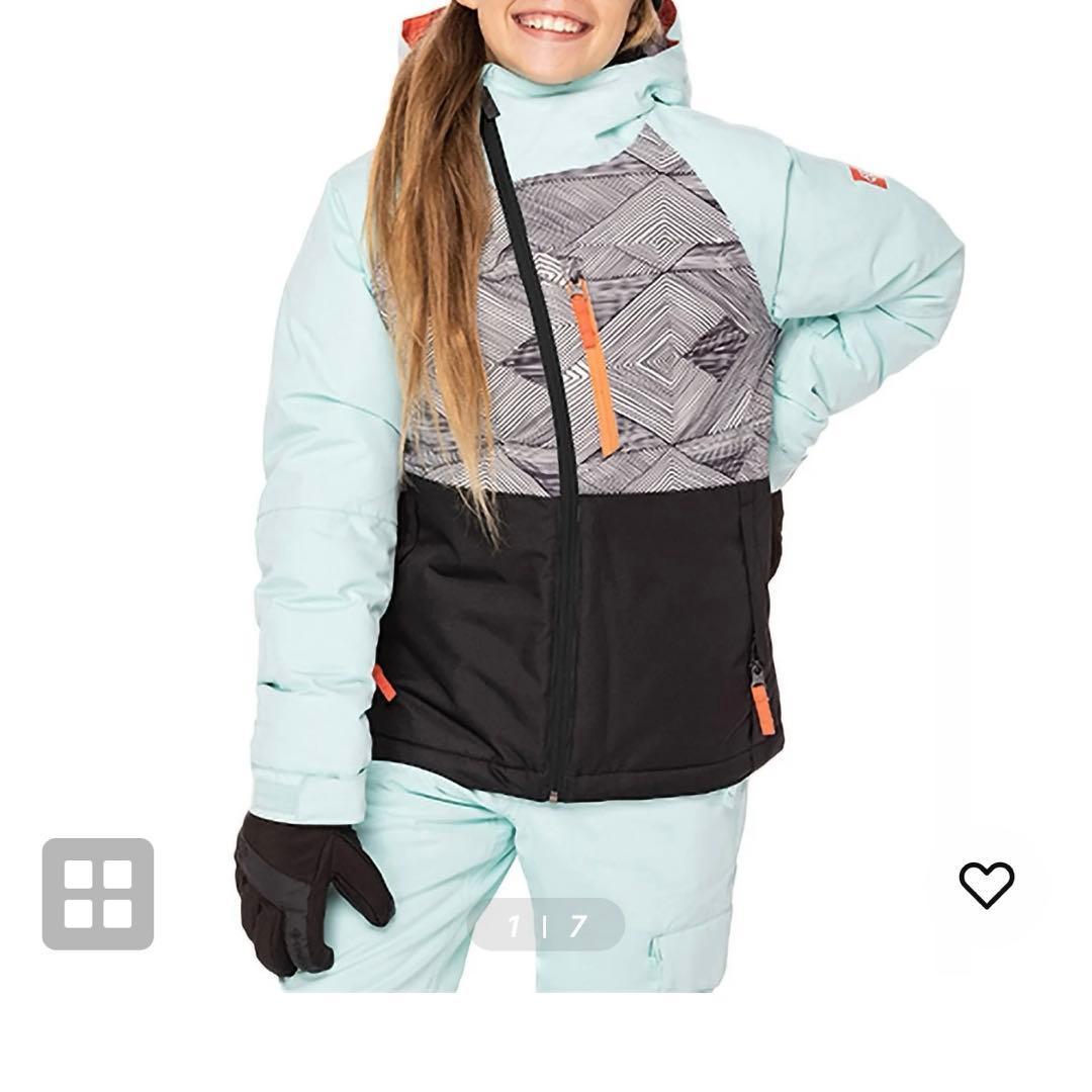 S.N 686 キッズ スノーボード ウェア S ミント/ブラック