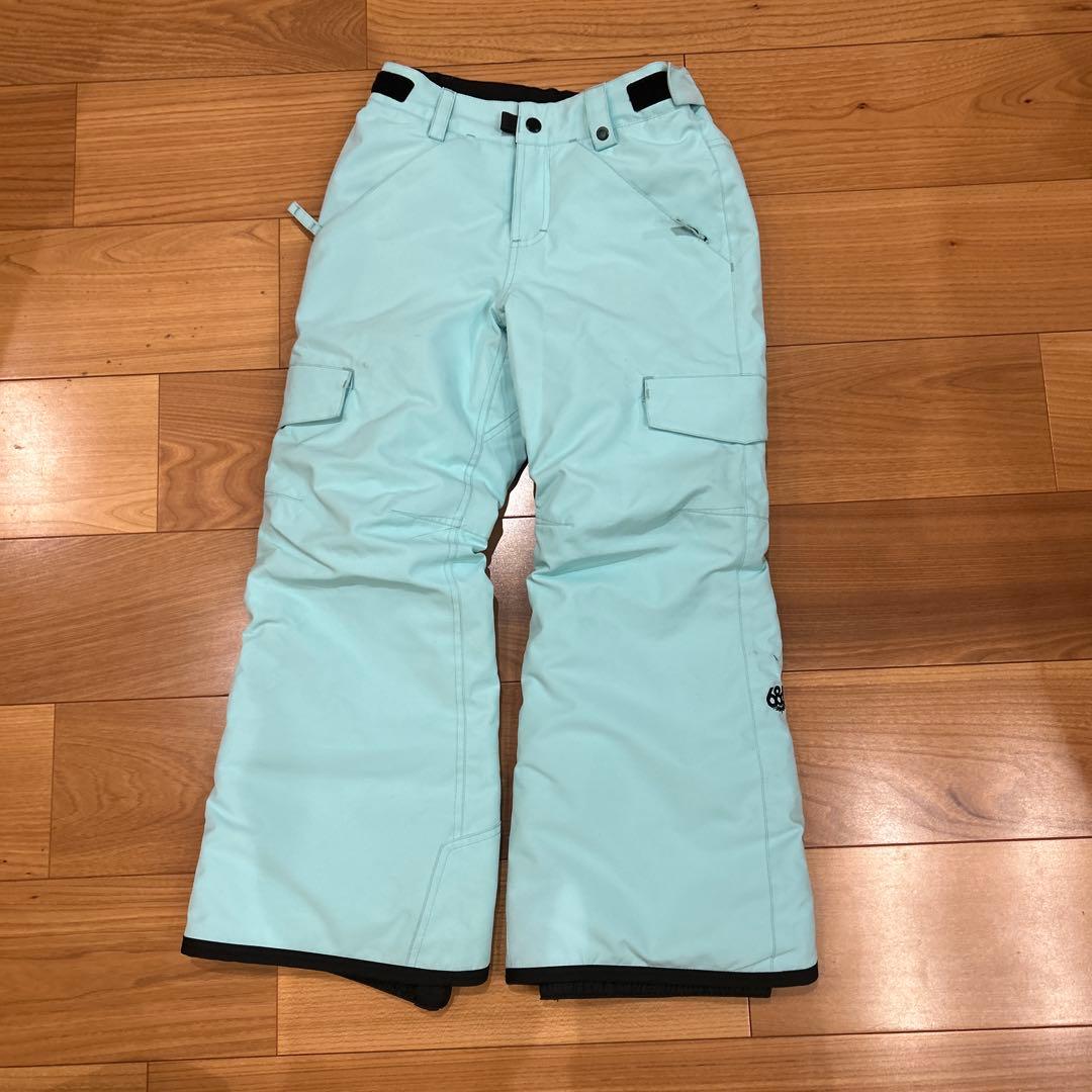 S.N 686 キッズ スノーボード ウェア S ミント/ブラック