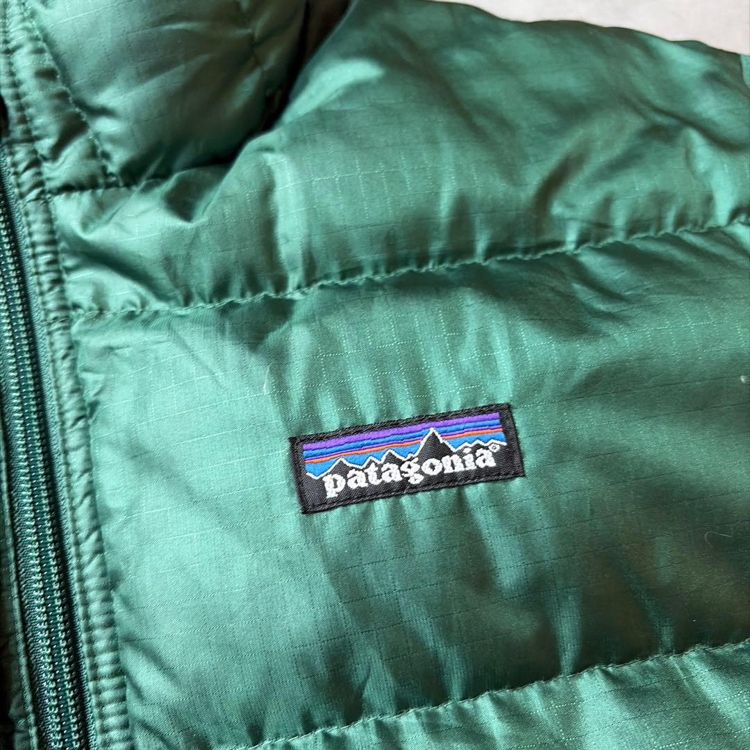 00s Patagonia パタゴニア ダウンベスト グリーン M
